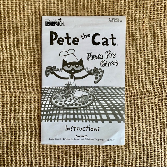 PETE THE CAT Pizza Pie Game & Pete the Cat Coloring Book - Picture 7 of 15
